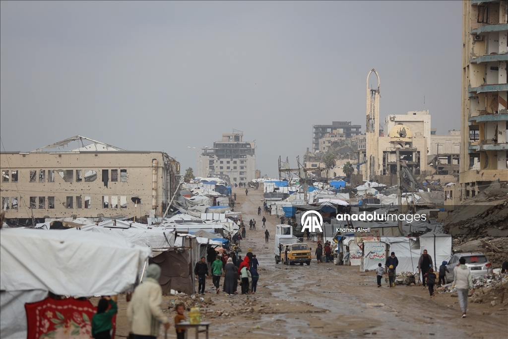 Наводнение затопило прибрежные лагеря в Газе