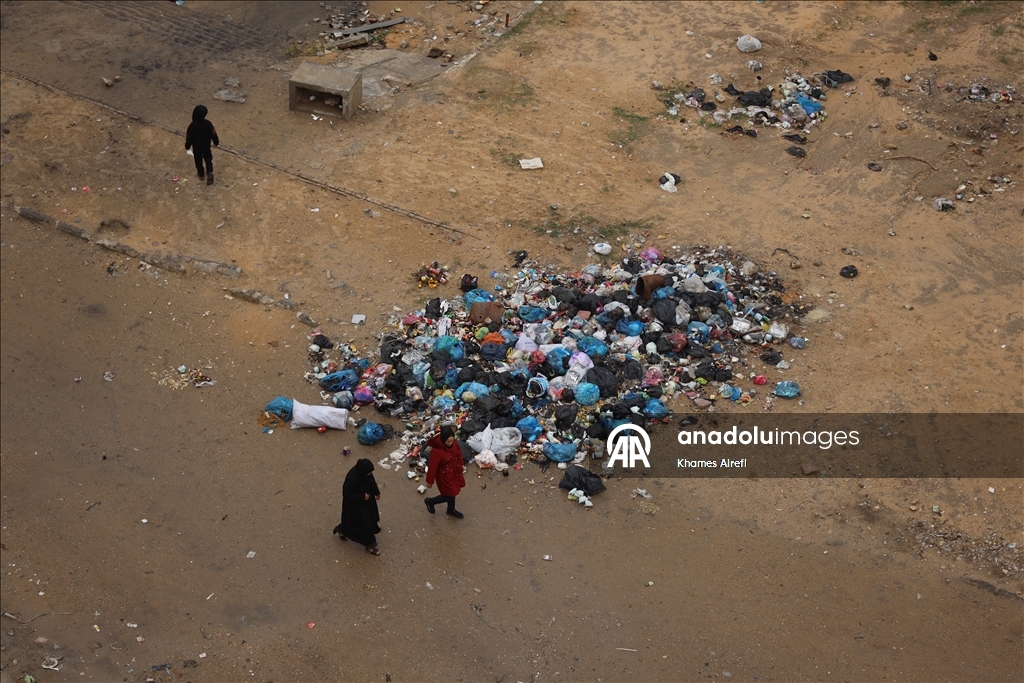 Наводнение затопило прибрежные лагеря в Газе