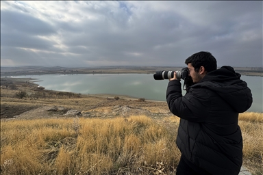 Водохранилище Чип в провинции Элязыг принимает тысячи перелетных птиц самых разных видов