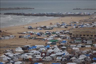 Наводнение затопило прибрежные лагеря в Газе