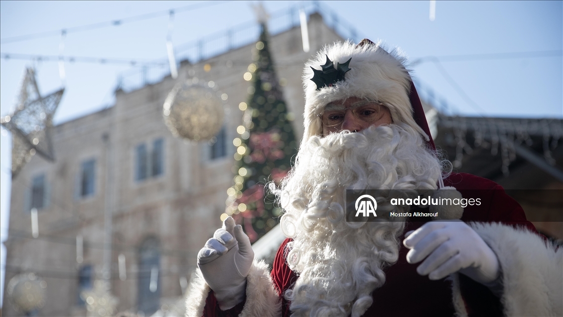 Christmas eve preparations in Jerusalem