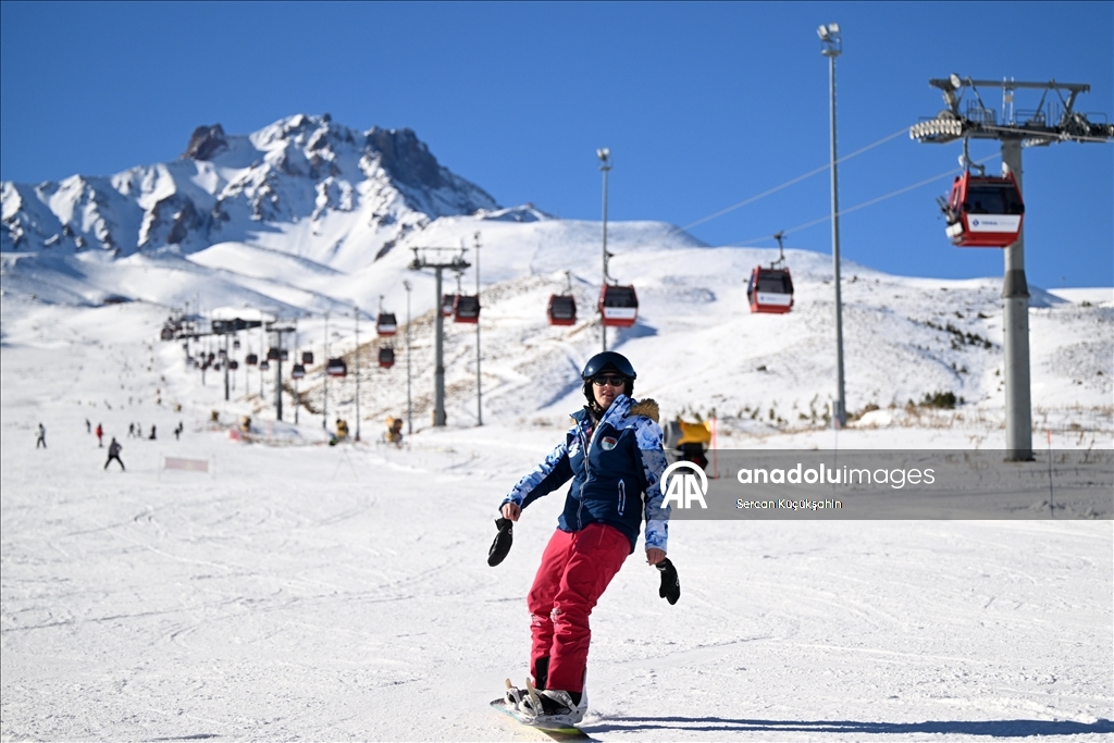 Ski season opened at Erciyes Center
