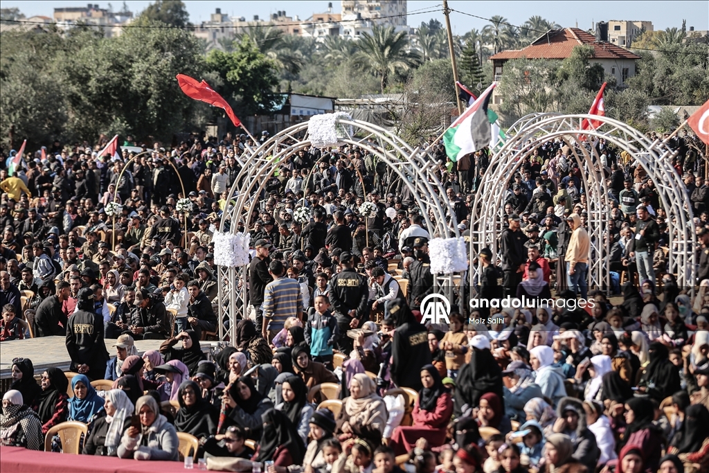 تركيا تمنح غزة لحظة فرح.. 406 عرسان وعرائس يتحدَّون الحرب بالأمل