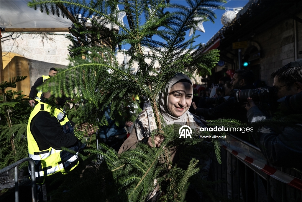 Christmas eve preparations in Jerusalem