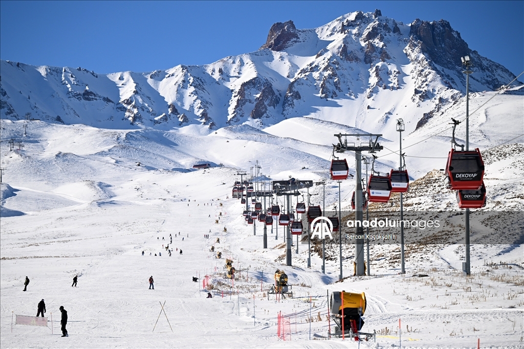 Ski season opened at Erciyes Center