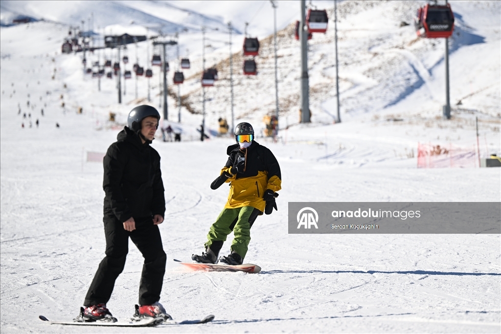 Ski season opened at Erciyes Center