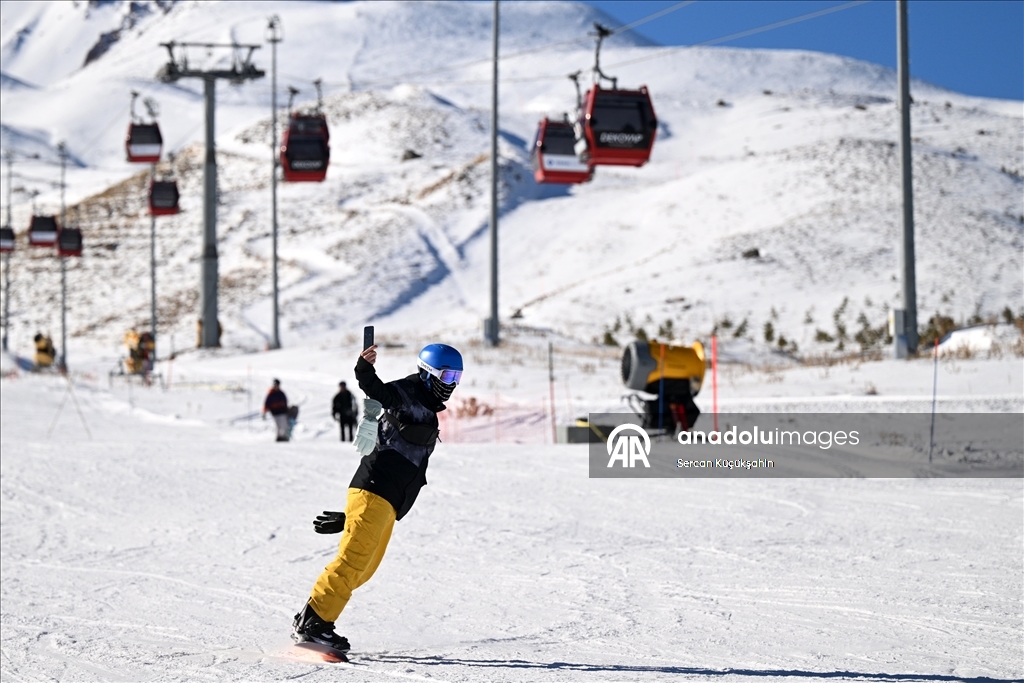 Ski season opened at Erciyes Center