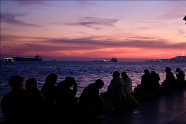 Sunset in Istanbul