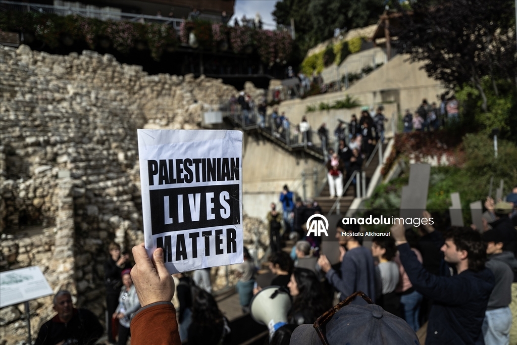İsrail'in, Doğu Kudüs'ün Silvan beldesinde Filistinlileri zorla yerinden etmesi protesto edildi