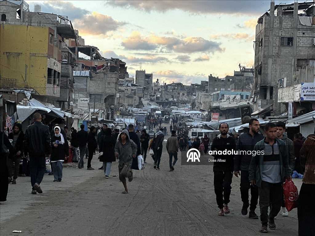 Han Yunus'ta yıkımın gölgesinde günlük yaşam