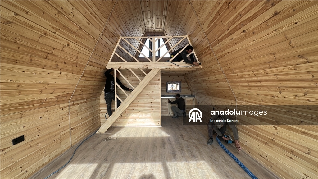 Vanlı kardeşlerin ürettiği çevre dostu ahşap evler birçok ile satılıyor