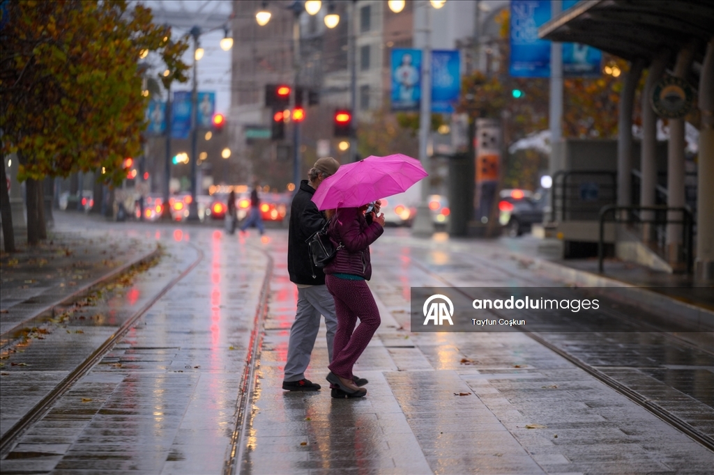 Дождливая погода в Сан-Франциско