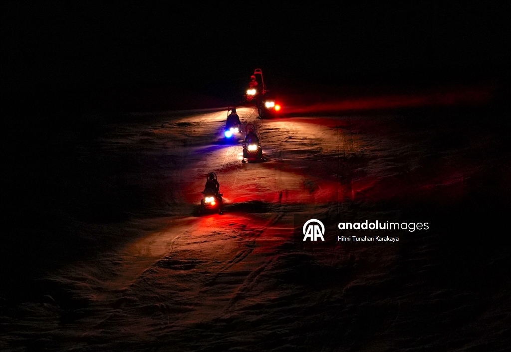 تركيا.. انطلاق موسم التزلج في "بالاندوكان" بأجواء احتفالية