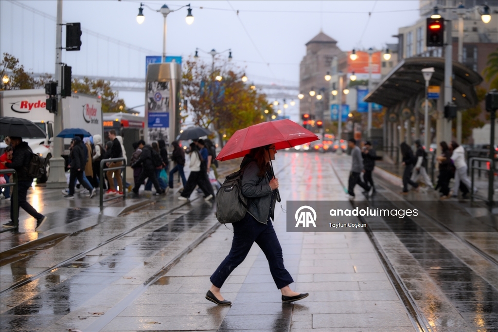 Дождливая погода в Сан-Франциско