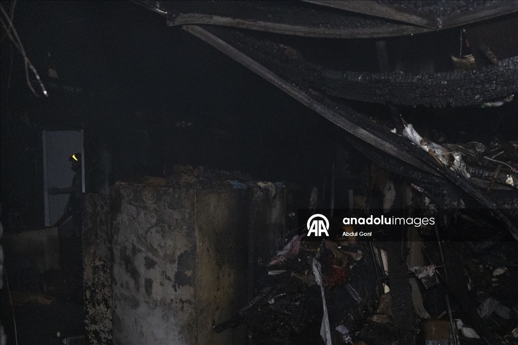 Офис культурного центра Udichi в Дакке пострадал от пожара