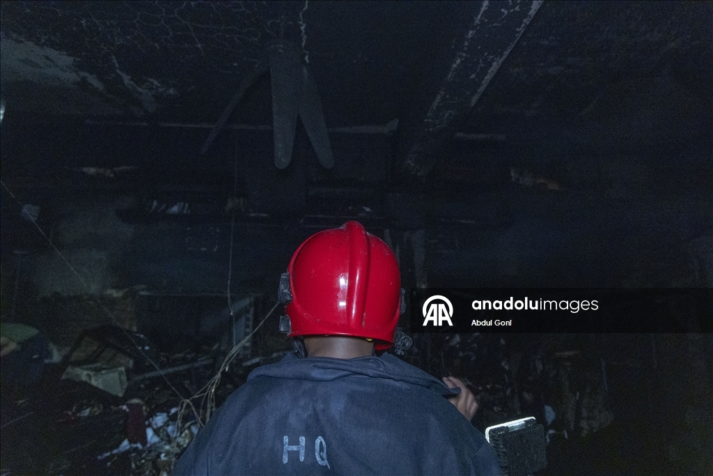 Офис культурного центра Udichi в Дакке пострадал от пожара