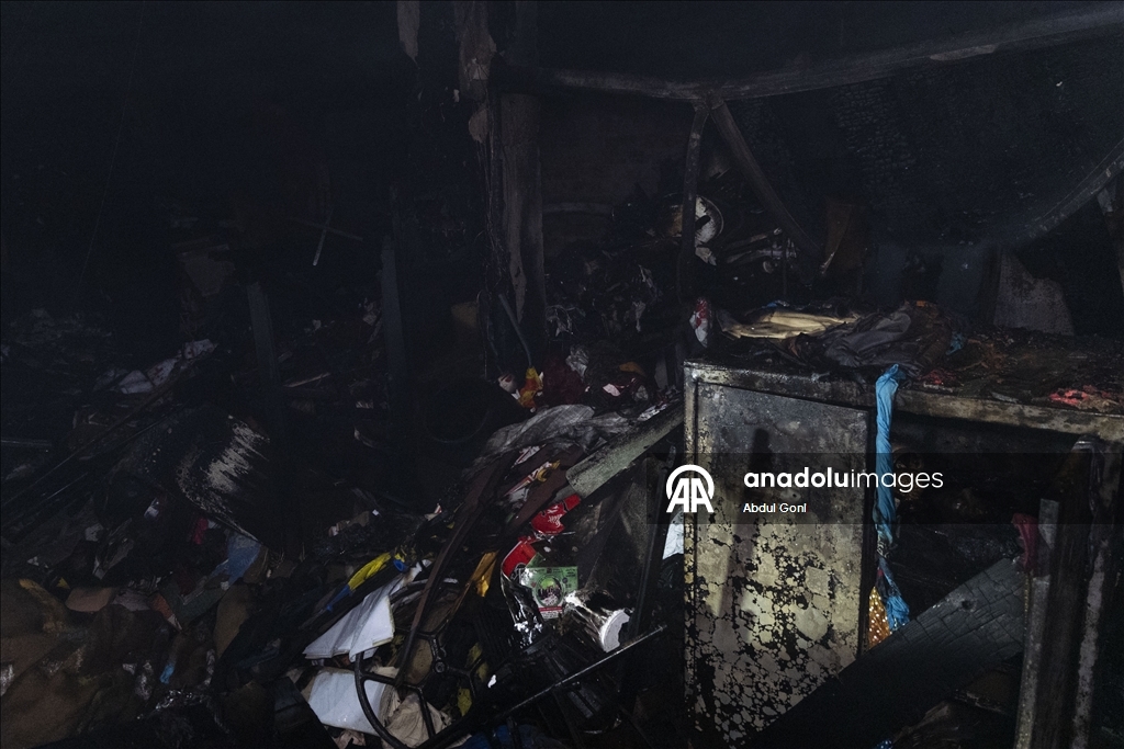 Офис культурного центра Udichi в Дакке пострадал от пожара