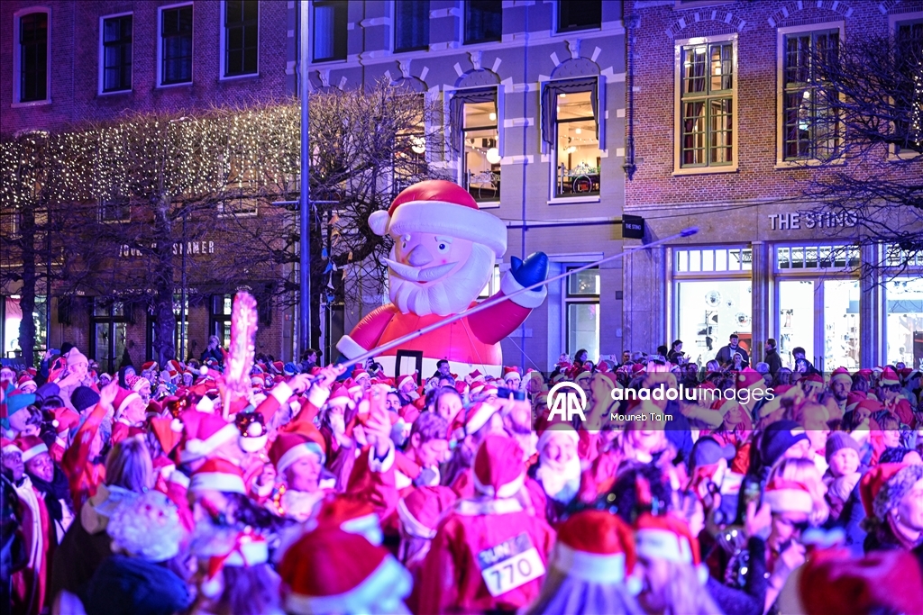 В рамках мероприятия SantaRun в Нидерландах состоялся сбор средств на борьбу с детской бедностью