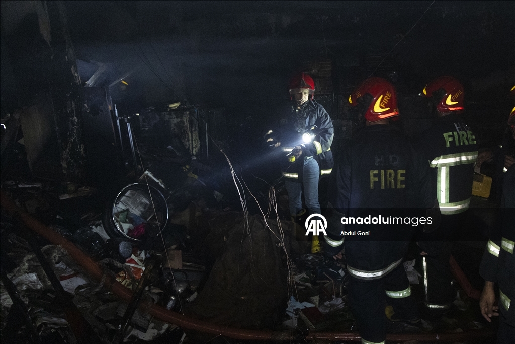 Офис культурного центра Udichi в Дакке пострадал от пожара