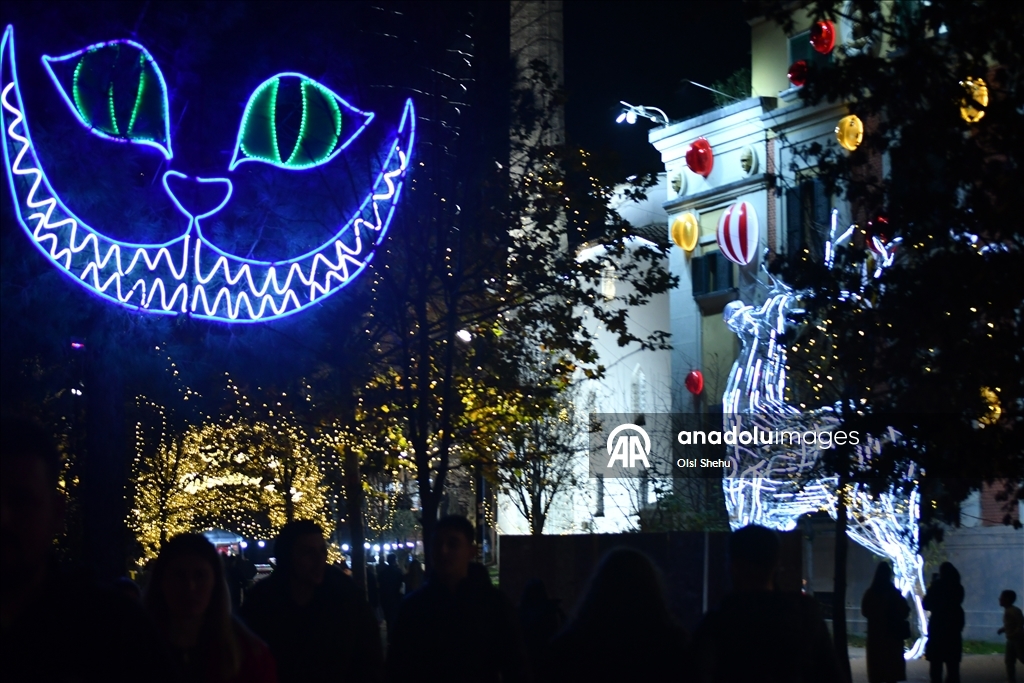 Подготовка к Новому году в Тиране