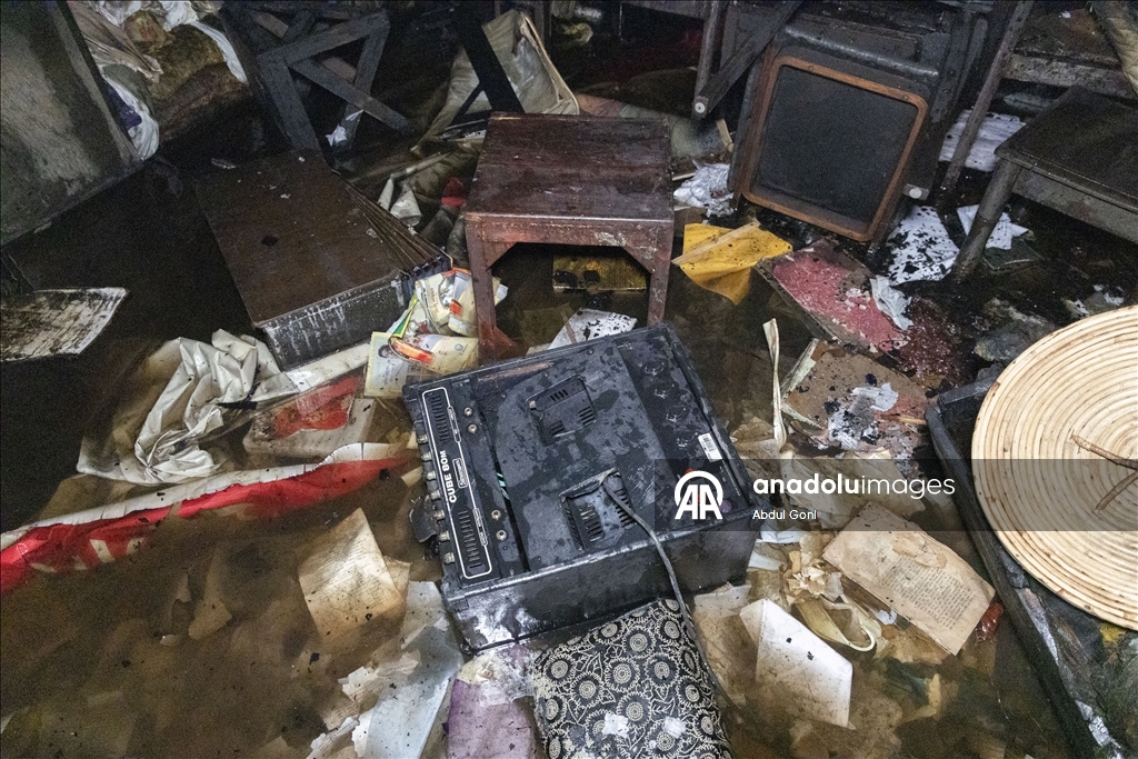 Офис культурного центра Udichi в Дакке пострадал от пожара