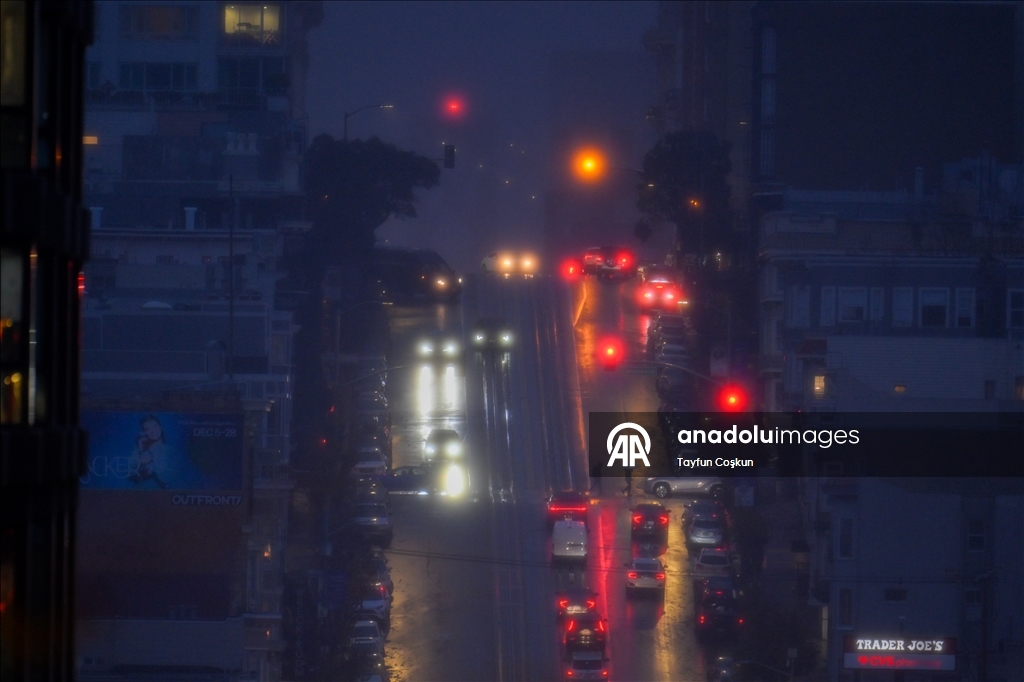 Дождливая погода в Сан-Франциско