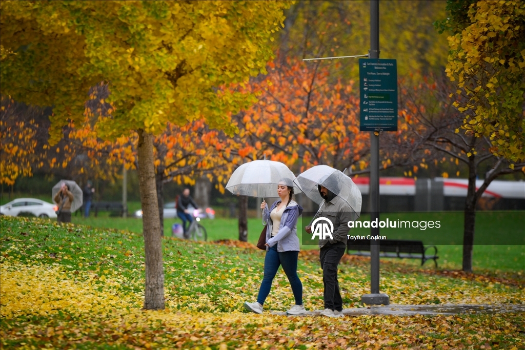 Дождливая погода в Сан-Франциско