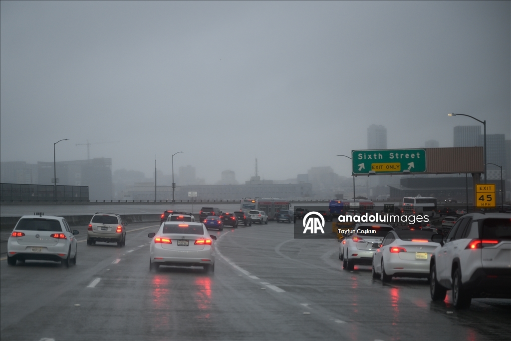 Дождливая погода в Сан-Франциско