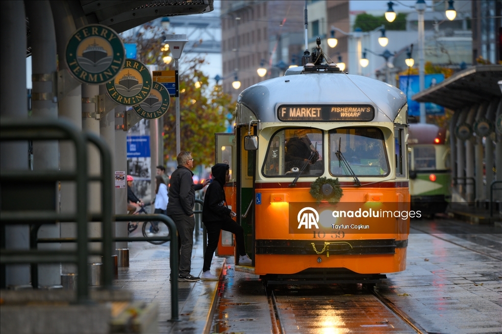Дождливая погода в Сан-Франциско