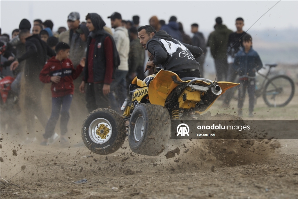 Gazze’de iki yıl aradan sonra motosiklet tutkusu yeniden canlandı