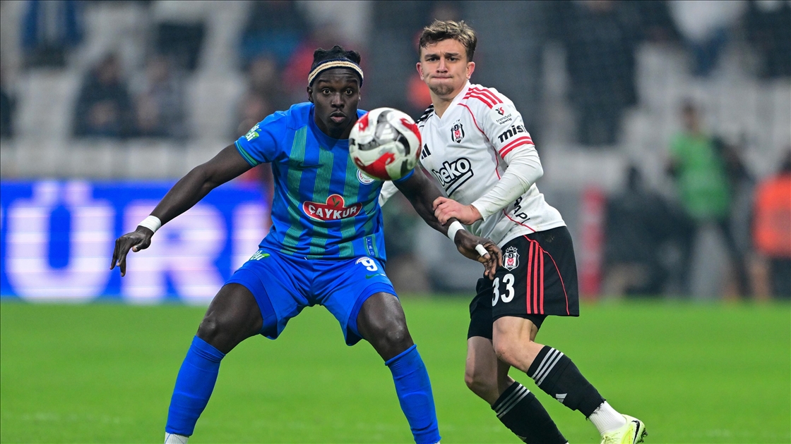 Beşiktaş, Çaykur Rizespor'u mağlup etti