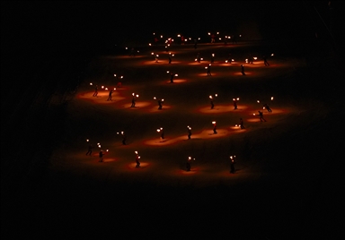 تركيا.. انطلاق موسم التزلج في "بالاندوكان" بأجواء احتفالية