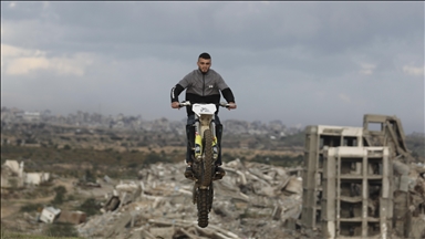 Gazze’de iki yıl aradan sonra motosiklet tutkusu yeniden canlandı