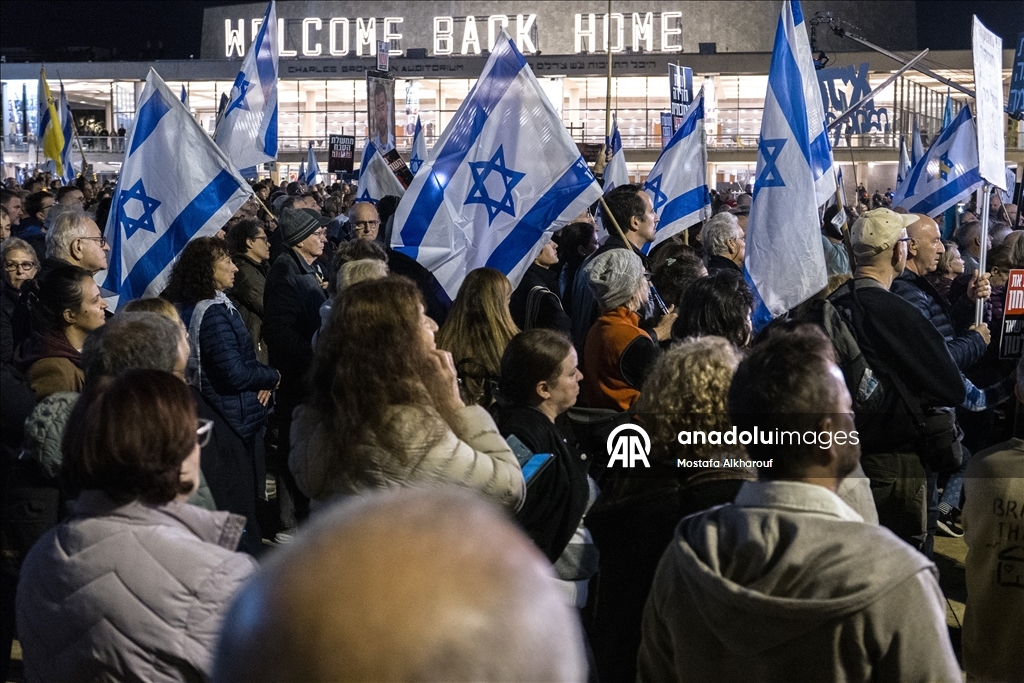 В Тель-Авиве прошла масштабная антиправительственная акция