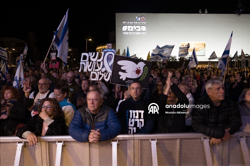 В Тель-Авиве прошла масштабная антиправительственная акция