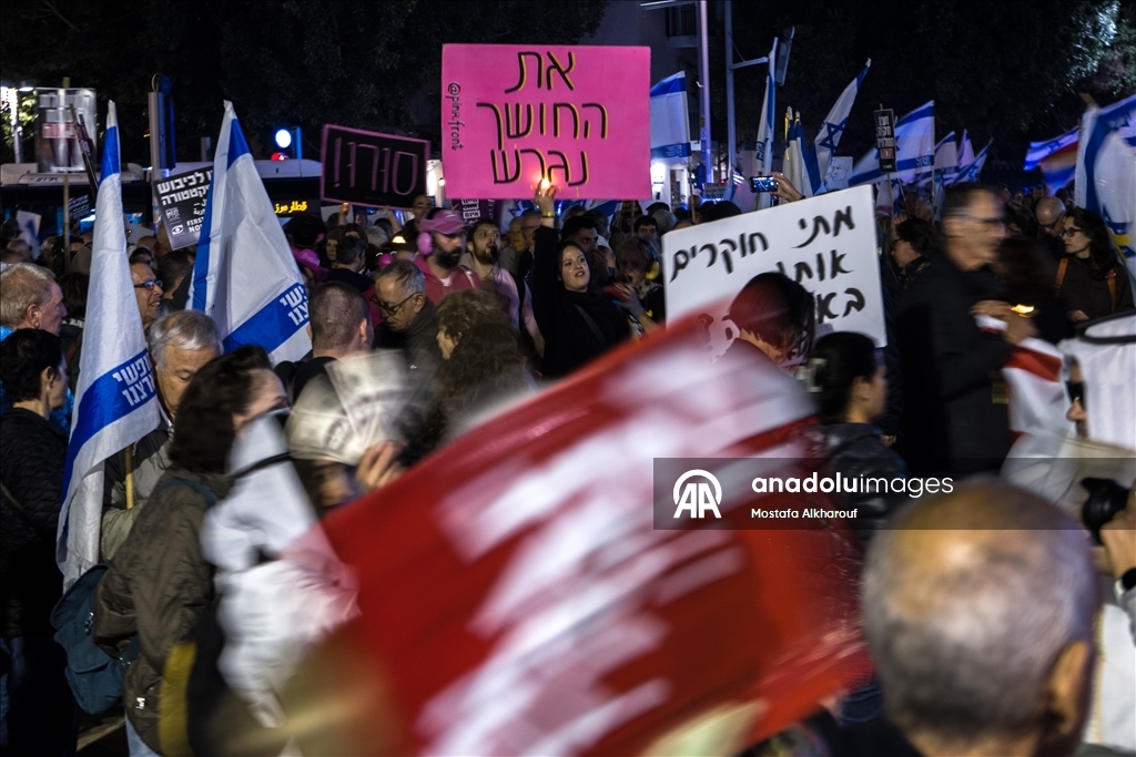 В Тель-Авиве прошла масштабная антиправительственная акция