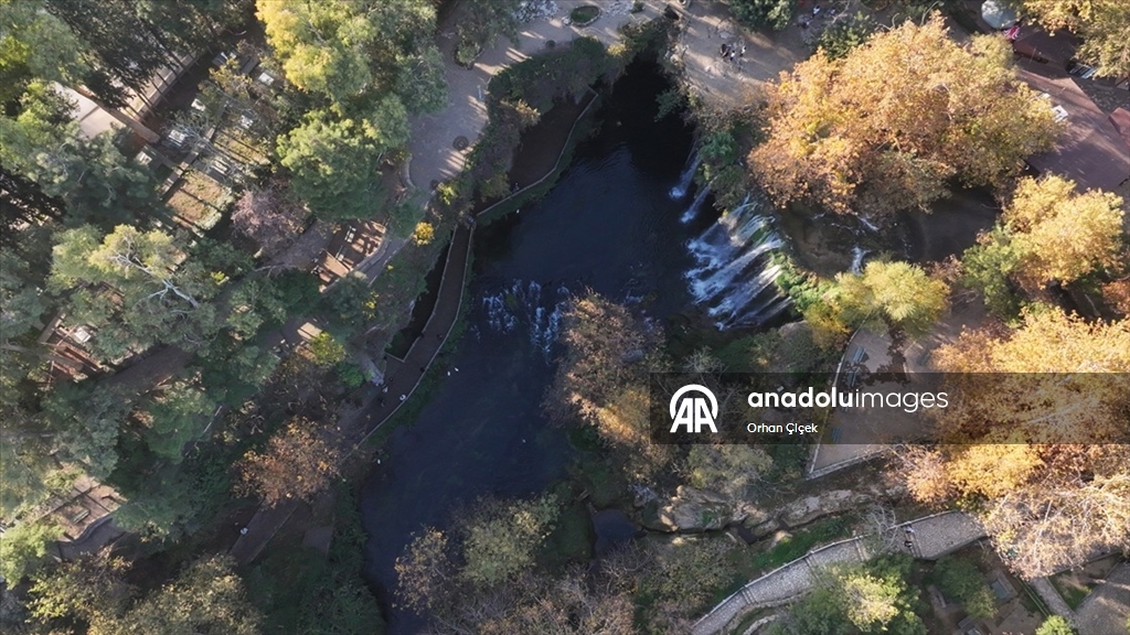 Düden Şelalesi dört mevsim ziyaretçi ağırlıyor