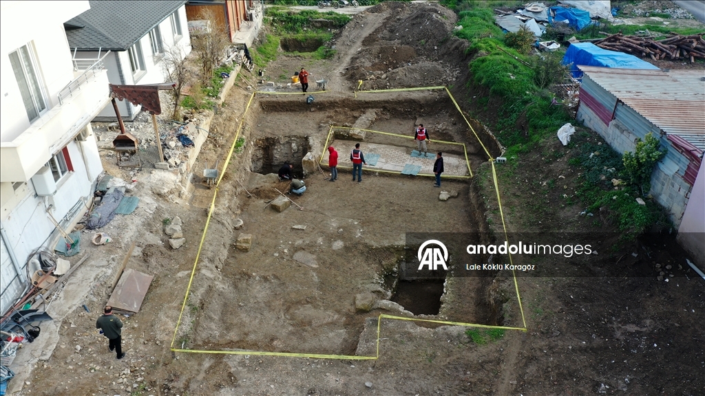 تركيا تستكمل استخراج فسيفساء تحمل نقوشا يونانية