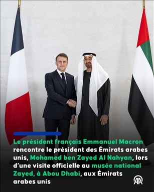 Macron aux Emirats arabes unis pour Noël