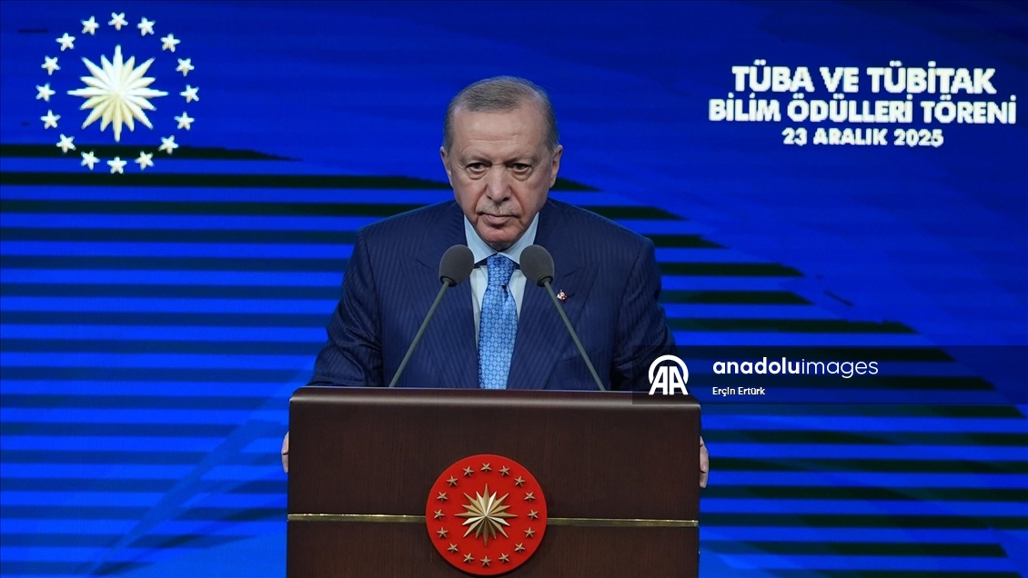 Cumhurbaşkanı Erdoğan, '2025 TÜBA ve TÜBİTAK Bilim Ödülleri Töreni'ne katılarak konuşma yaptı