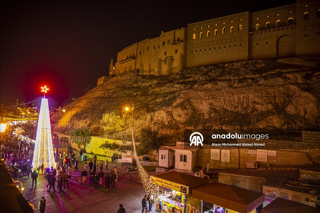 Подготовка к Новому году в Эрбиле