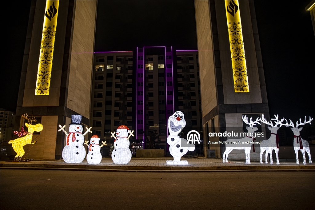 Подготовка к Новому году в Эрбиле