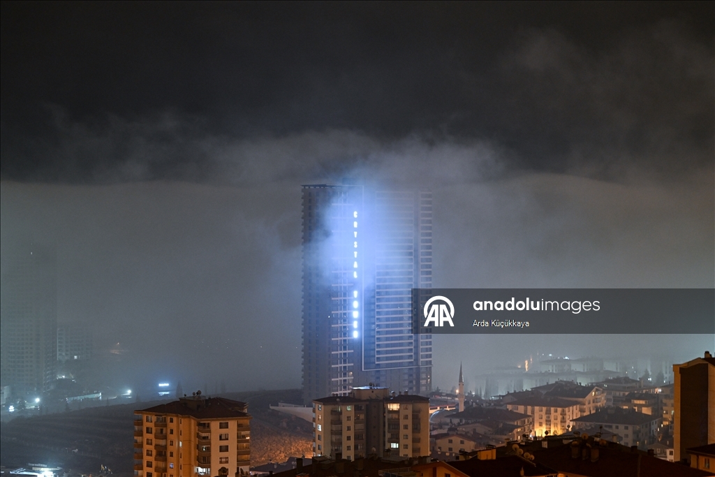 Ankara'da sis