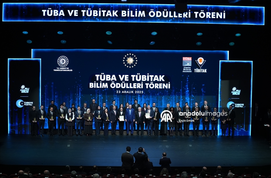 '2025 TÜBA ve TÜBİTAK Bilim Ödülleri Töreni'