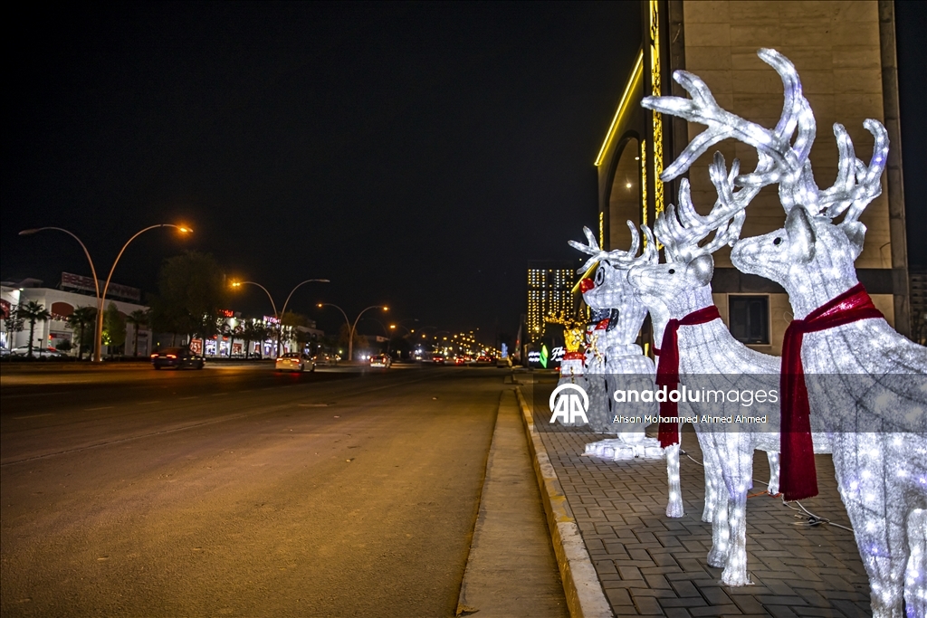 Erbil'de yılbaşı hazırlıkları