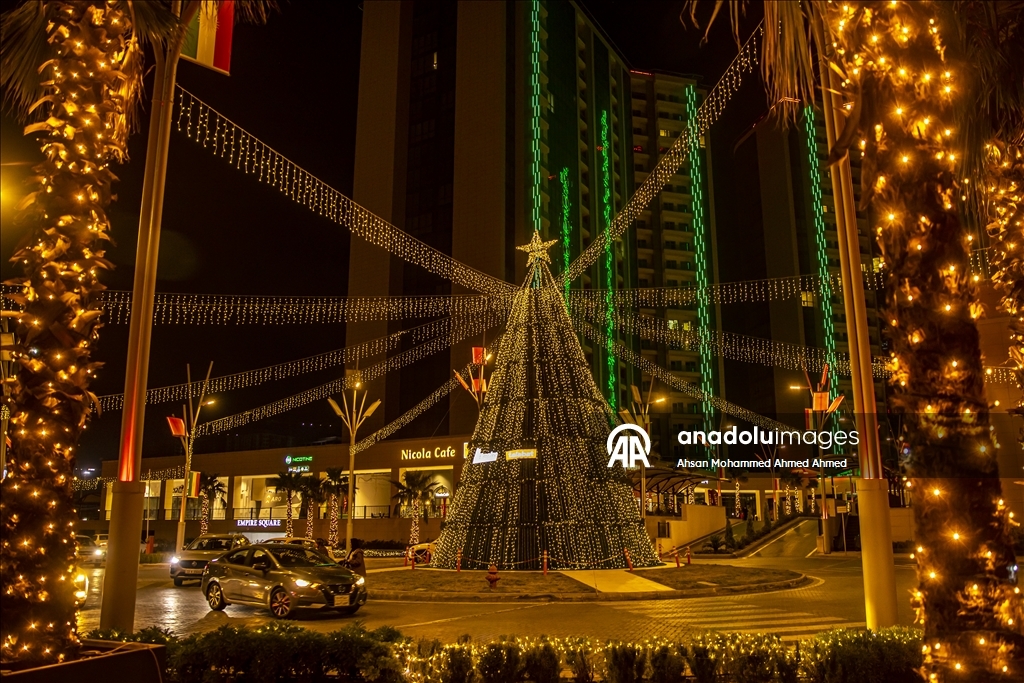 Erbil'de yılbaşı hazırlıkları