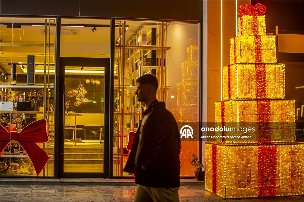Erbil'de yılbaşı hazırlıkları