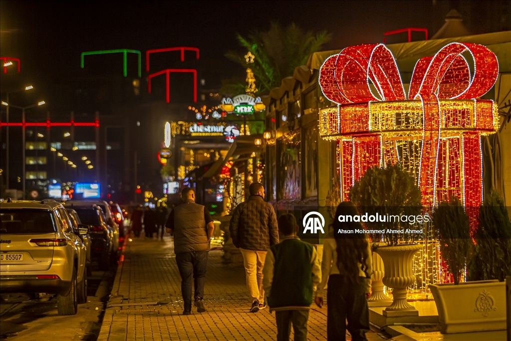 Erbil'de yılbaşı hazırlıkları