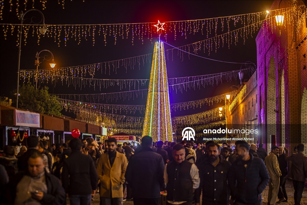Erbil'de yılbaşı hazırlıkları