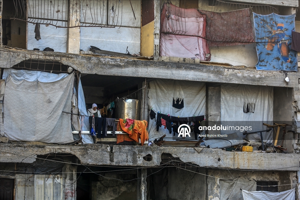 Han Yunus'ta yıkımın gölgesinde günlük yaşam